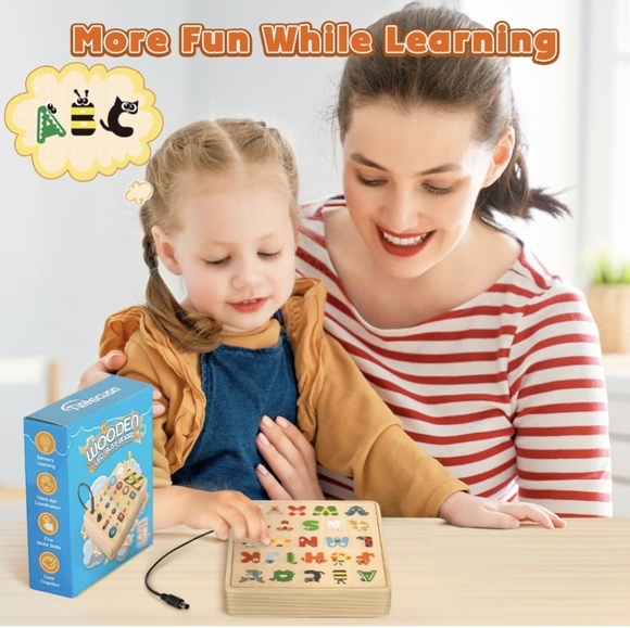 TINTECUSA Other - Pick 3 for $10 LED Busy Board, Wooden Sensory Toy.